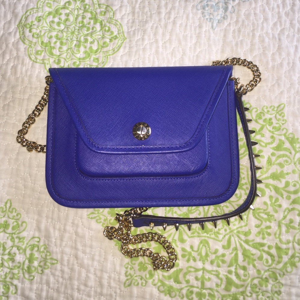 henri bendel Purple Crossbody Chain Bag